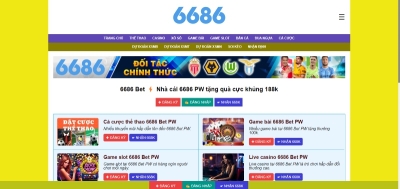 6686 PW - Nhà cái cá cược trực tuyến đỉnh cao tại Việt Nam
